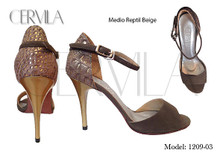 Online Tango Shoes - Cervila - Medio Reptil (fully leather)
