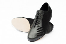 Online Tango Shoes - 2x4 al pie San Telmo Flex Negro Combinado
