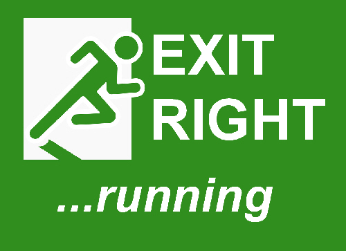 Comedy Play Script: 'Exit Right, Running' by Tony Layton
