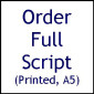 Printed Script (Pretzels For Dinner) A5
