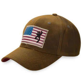 Browning Liberty Wax Cap Dark Brown Front