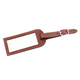 Tony Perotti Luggage Tag PG604101 Front Brown