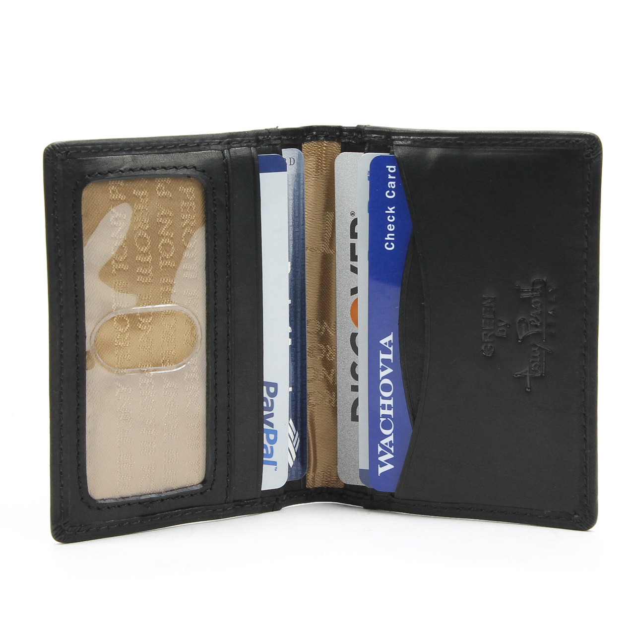 mens wallet with window