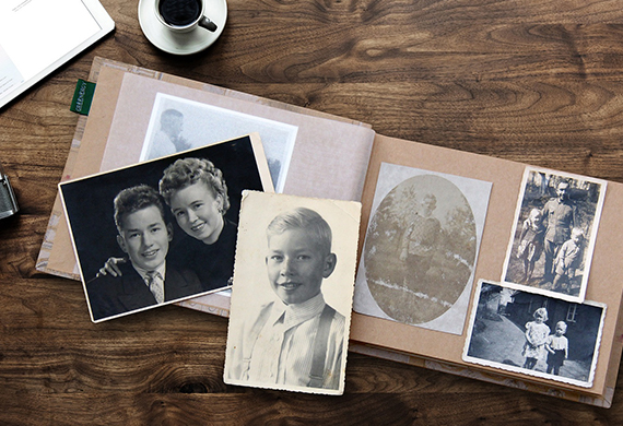 Planning a family reunion can include creating a family history book