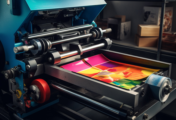 printer printing a high resolution image