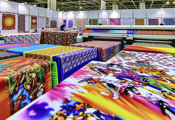 solvent printing in fabric industry