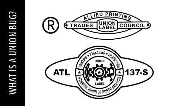 what is a union bug symbol representing union labor