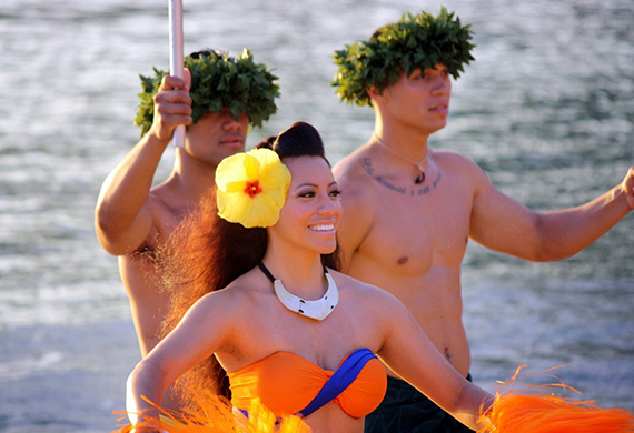 Fiftieth birthday celebration luau or hawaiian theme