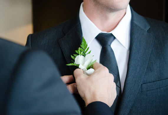 Wedding planning groomsmen suit fitting