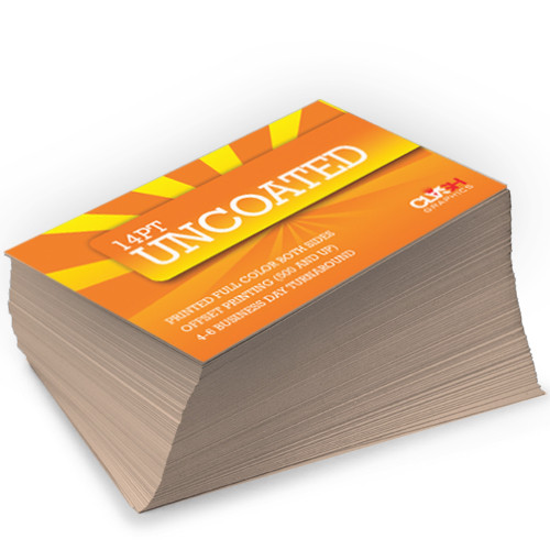 14pt Uncoated Matte Card Stock Clash Graphics 14pt Uncoated Matte Card Stock Clash Graphics