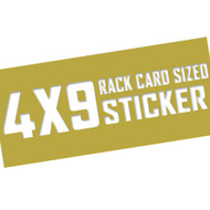 4 X 9 Label Sticker