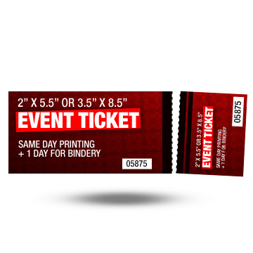 event tickets printing clash graphics