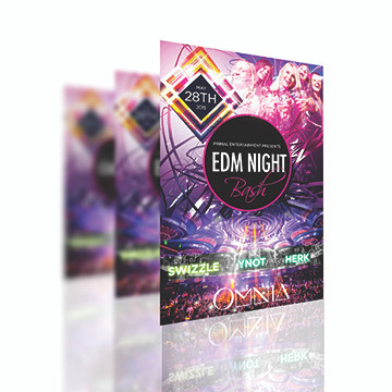 4 x 6 glossy flyers special next day clash graphics flyerd