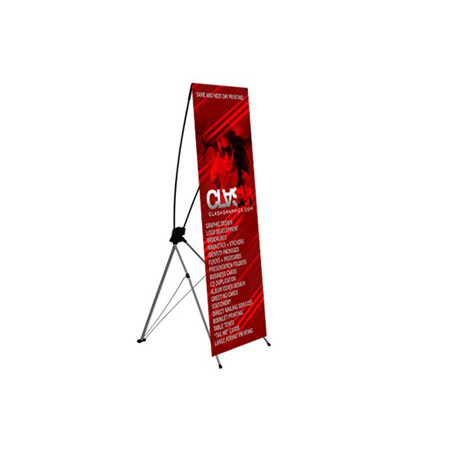 Full Color Banner with X-Style Collapsible Stand