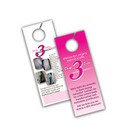 3 x 8 Door Hanger (12pt Glossy Card Stock)