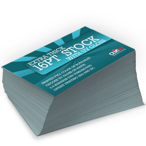 Business Card: Extra Thick 16pt Stock - Clash Graphics