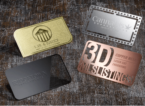 luxury Metal business cards from Kirks Burnings