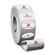 Our semi-gloss paper is a 3.2mil thick, 55lb stock with a permanent adhesive that adheres well to a variety of surfaces 