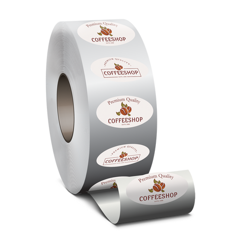 Our semi-gloss paper is a 3.2mil thick, 55lb stock with a permanent adhesive that adheres well to a variety of surfaces 