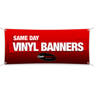 Full Color Banner Printing fast same day service, 13 OZ scrim outdoor vinyl banner material