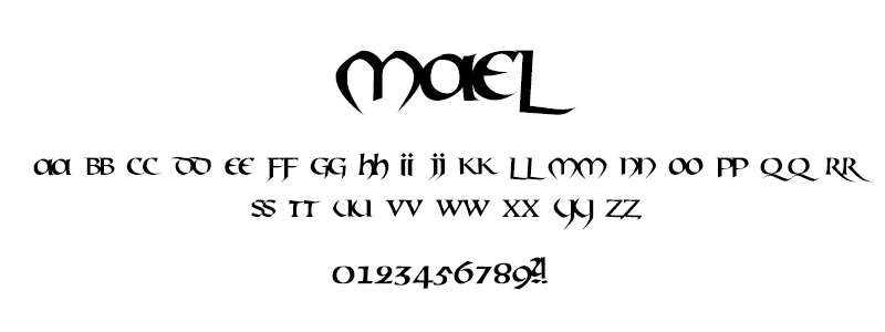 CLASSIC: Mael font