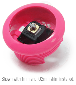 Seimitsu Alutimo with 1mm shim installed