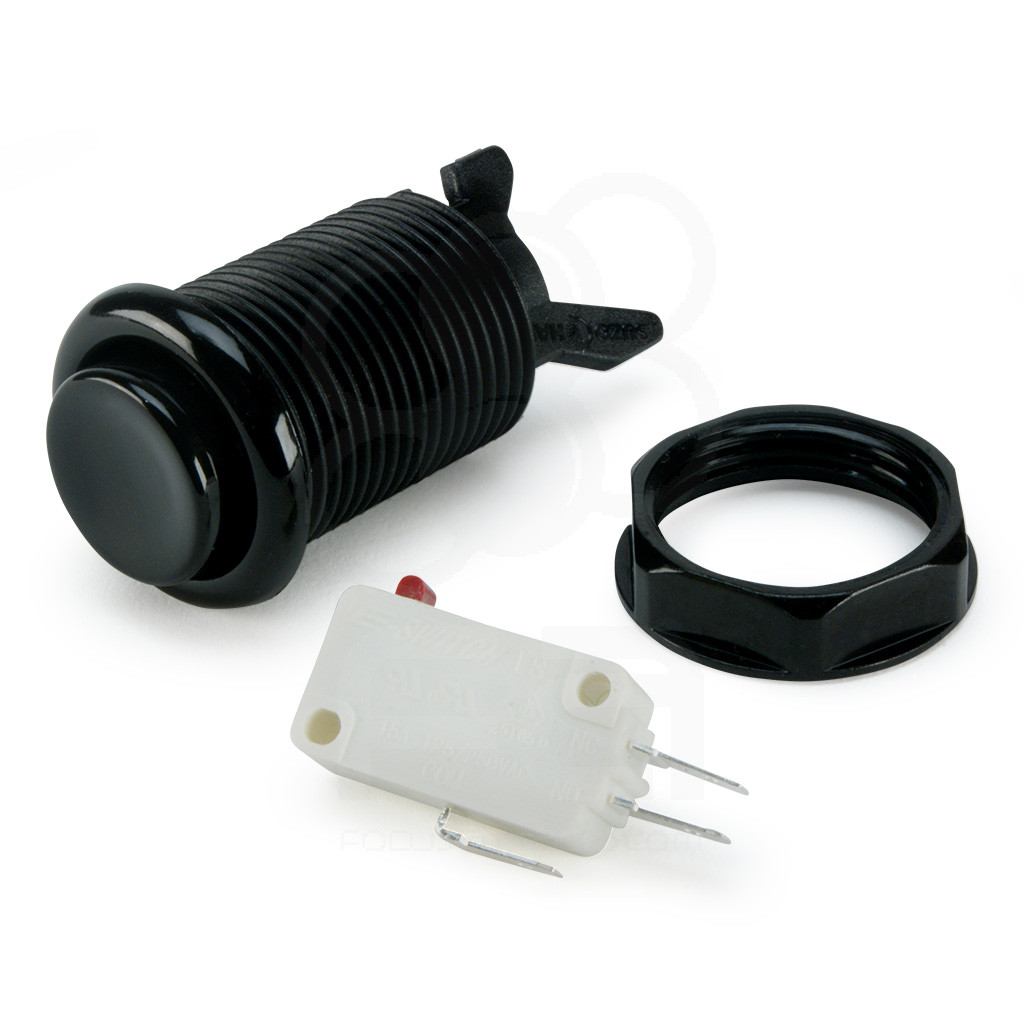 Suzo Happ Concave Long Stem Pushbutton - Red