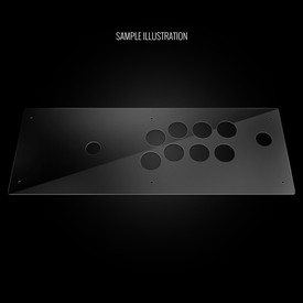 Blank Plexi Cover for Hori Real Arcade Pro.V (Japan Import