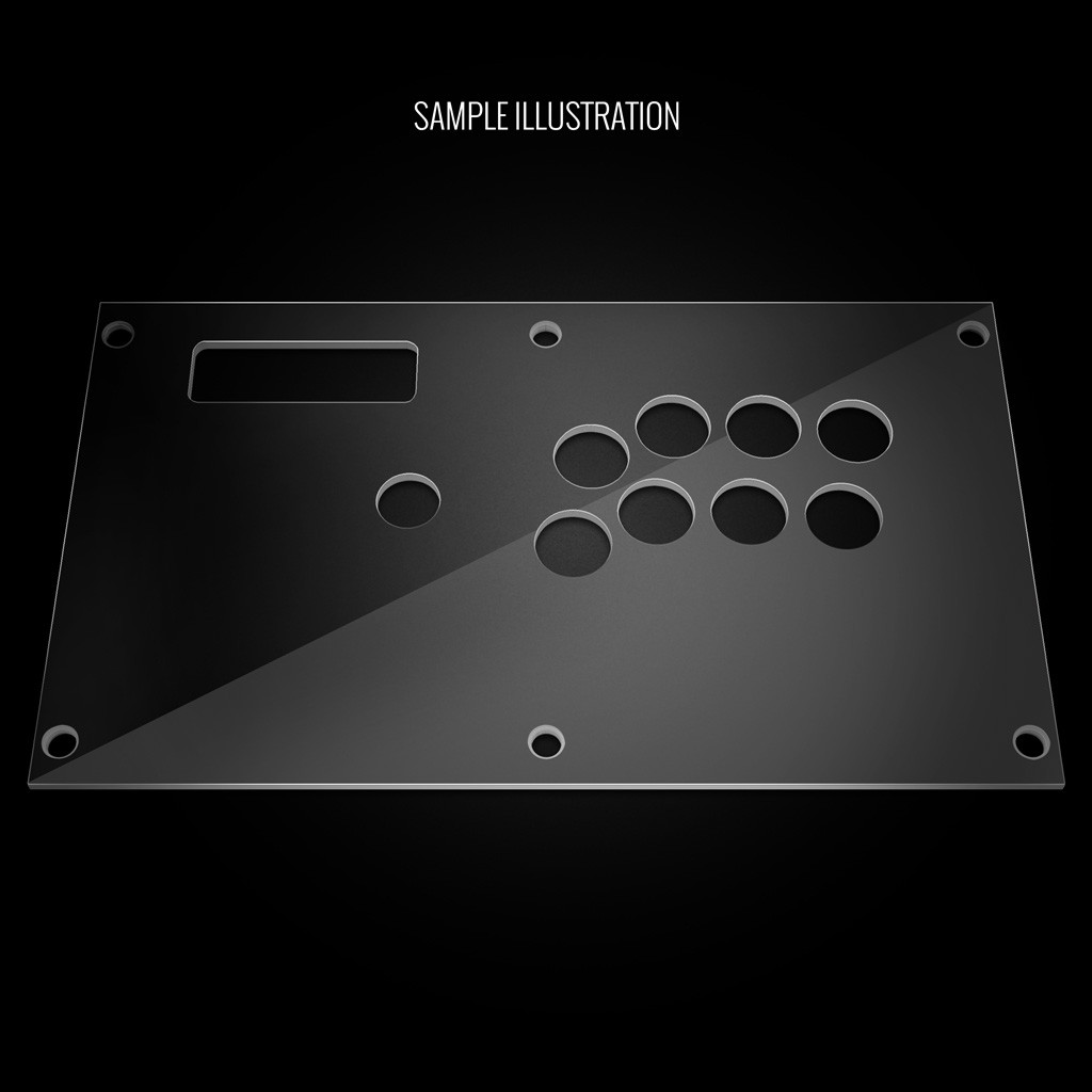 Blank Plexi Cover for Razer Atrox (not Panthera) - Focus Attack