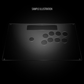 Blank Plexi Artwork Cover for Razer Panthera