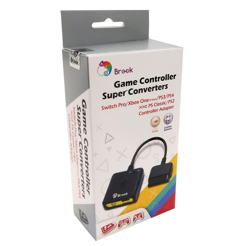 Brook Super Converter: Switch/Xbox One/PS3/PS4 to PS2/PS1 Adapter