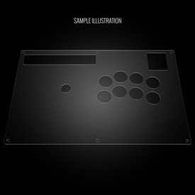 Blank Plexi Cover for Hori RAP V3-SA VX-SA - Focus Attack