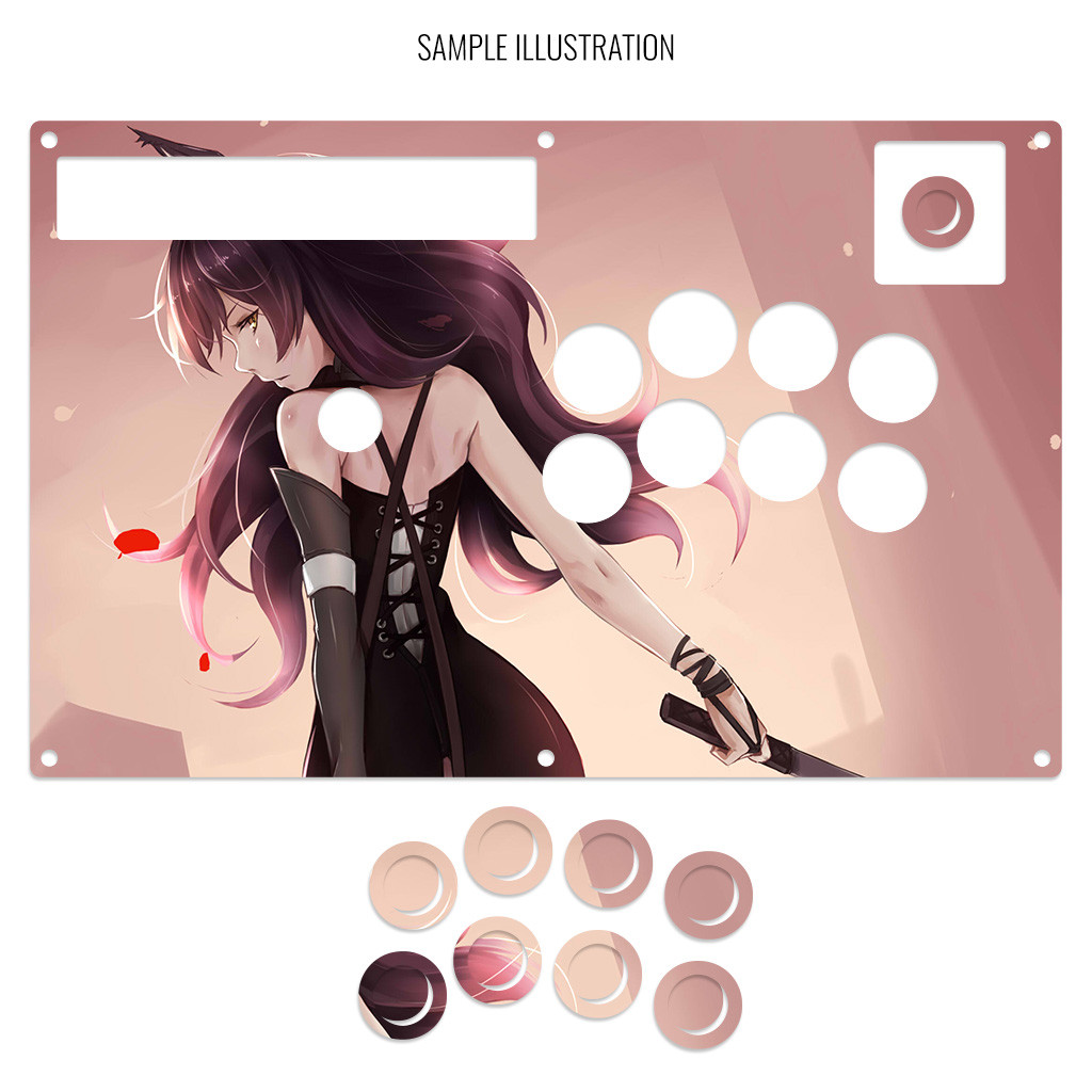 Artwork Print and Cut for Hori RAP N - Focus Attack