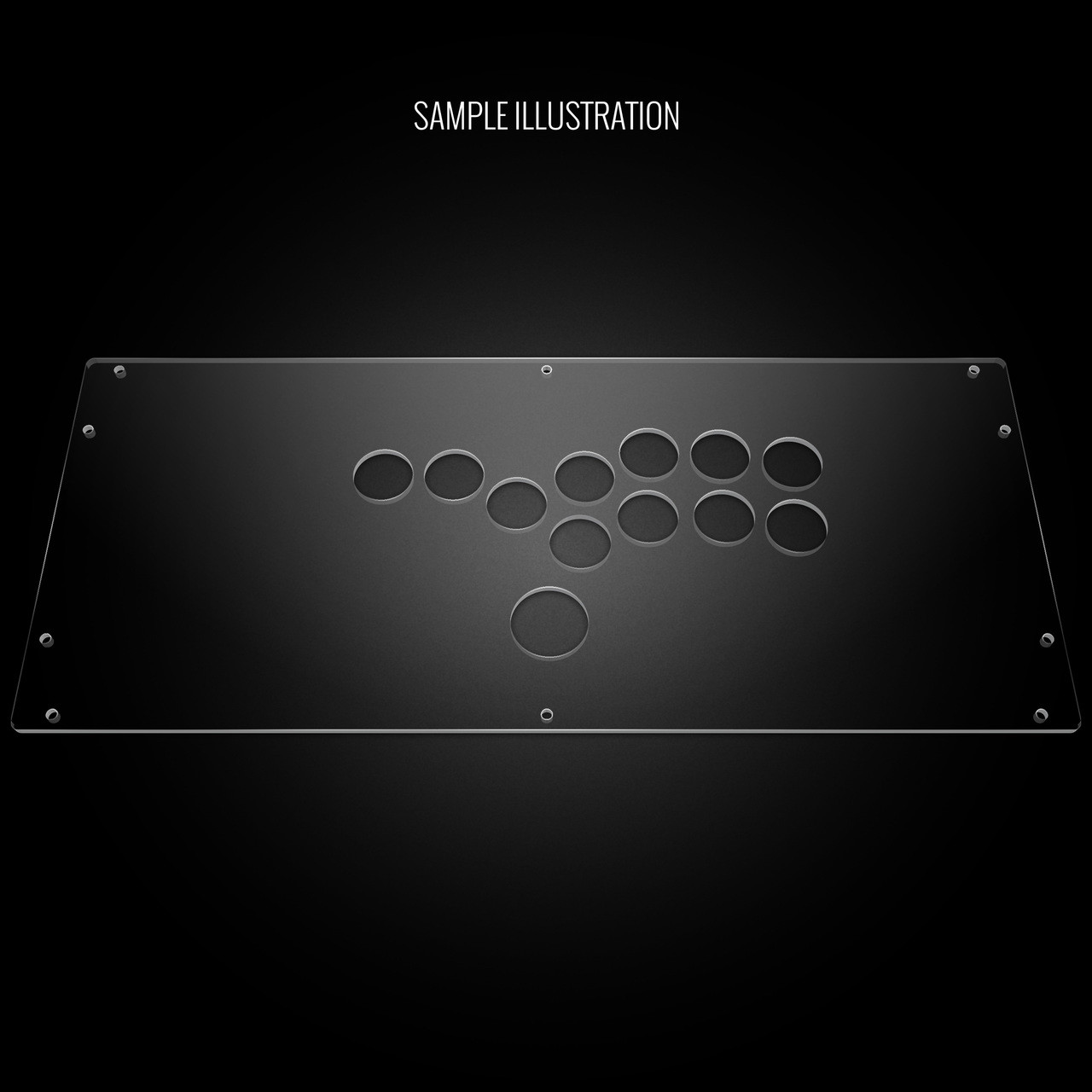 Blank Plexi Cover for HitBox (PS3/PS4 version) - Focus Attack