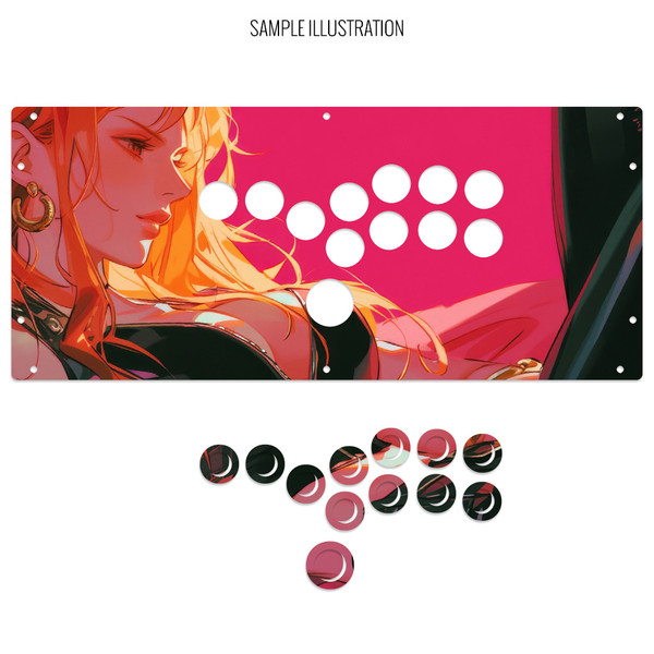 Artwork Print and Cut for Hit Box (PS3/PS4 Version) - Focus