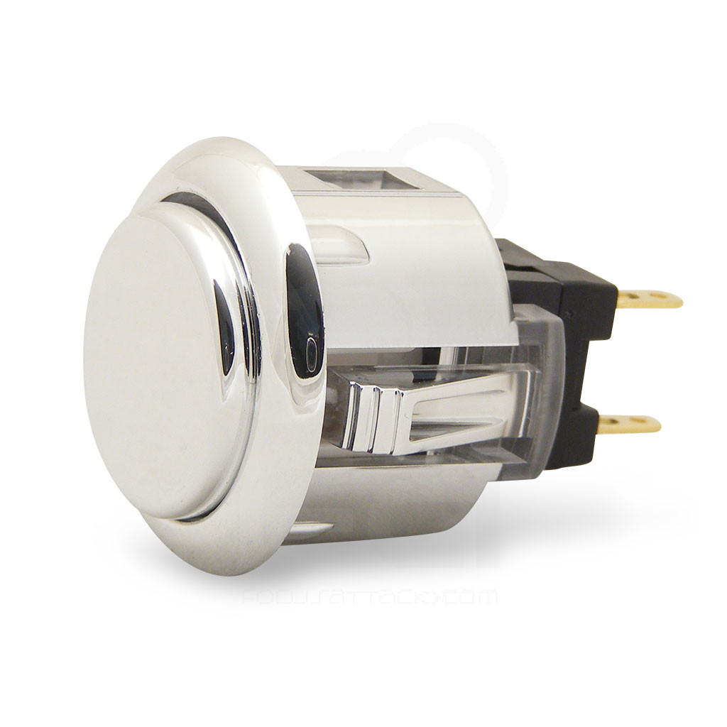 Sanwa OBSJ 24mm Pushbutton Metallic Gold - Focus Attack