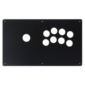 AllFightSticks 14" Button Panel - Noir 8 Layout Korean Lever