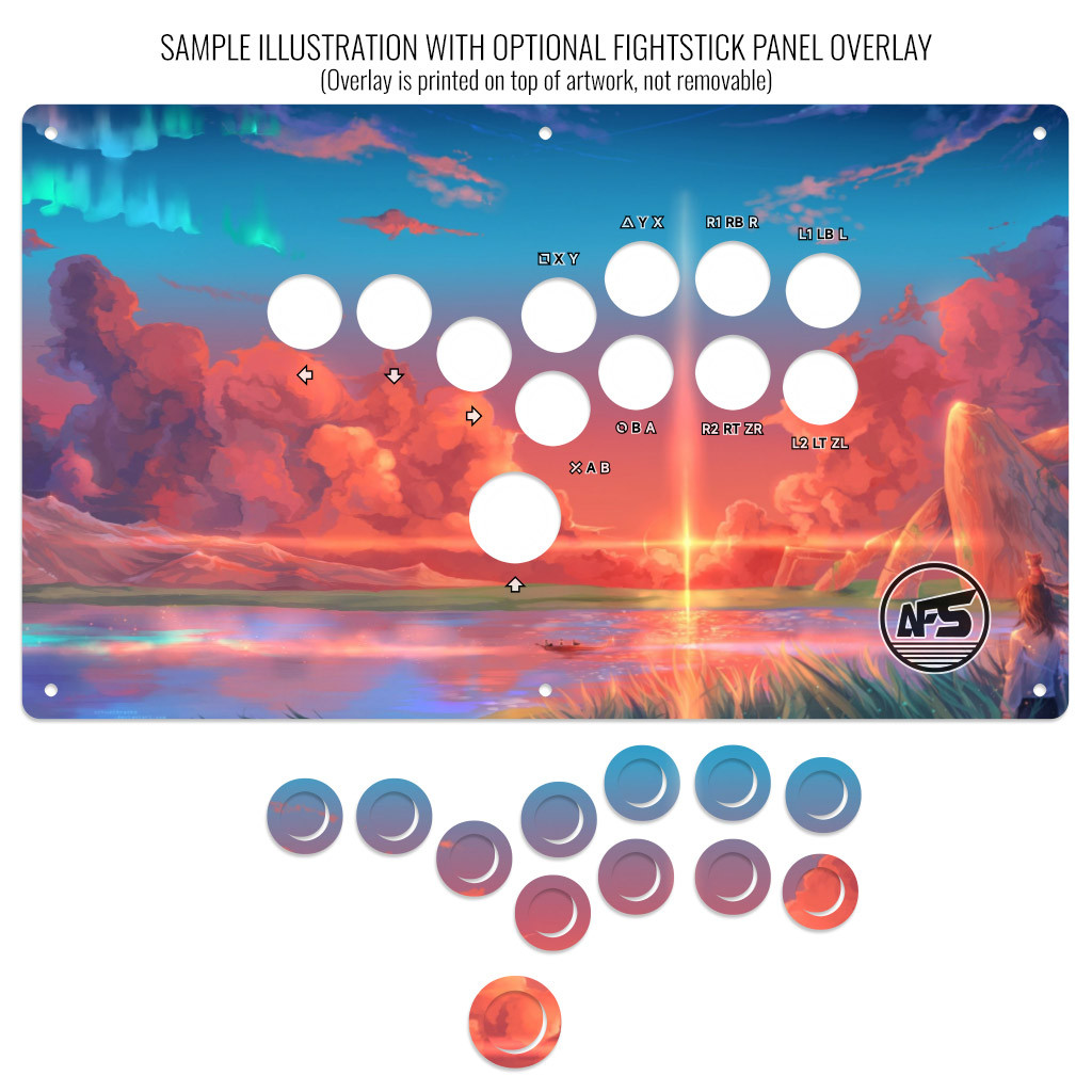 Artwork Print and Cut for AllFightSticks 14