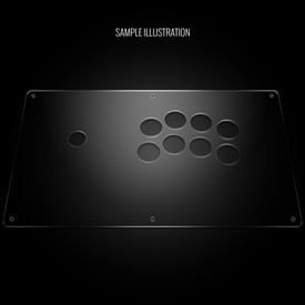 Blank Plexi Cover for AllFightSticks 18