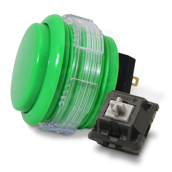 hitBOX (CROWN/samducksaボタン) Crown/Samducksa SDB-202 MX 30mm Screwbutton Green - Focus Attack