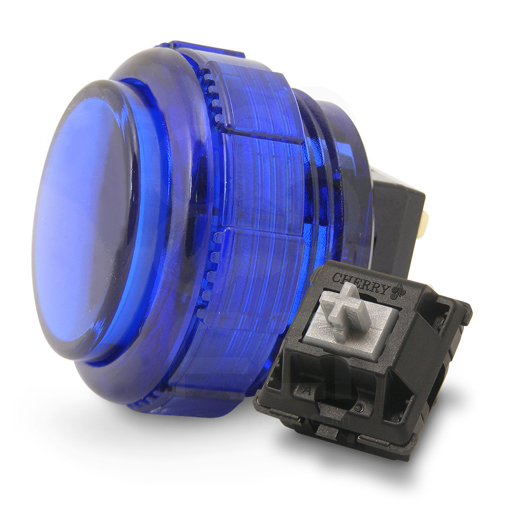 Crown/Samducksa SDB-202C MX 30mm Translucent Screwbutton Blue 