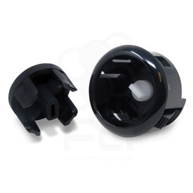 Sanwa OBSFE Silent 30mm Pushbuttons: Black