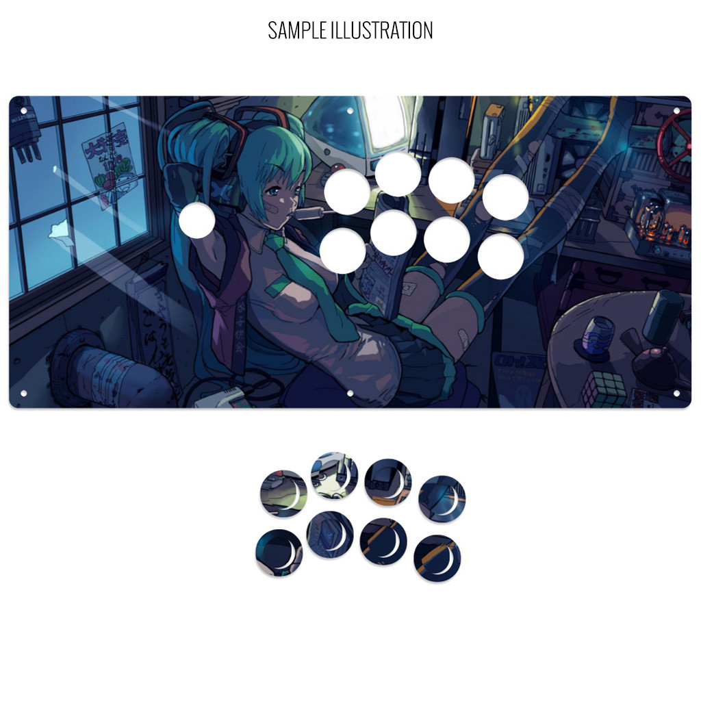 Artwork Print and Cut for AllFightSticks 18