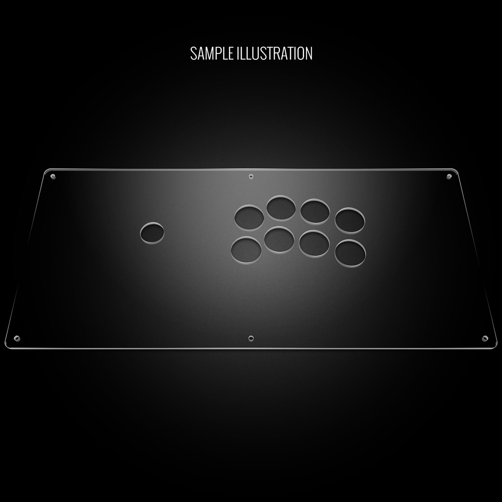 Blank Plexi Cover for AllFightSticks 18