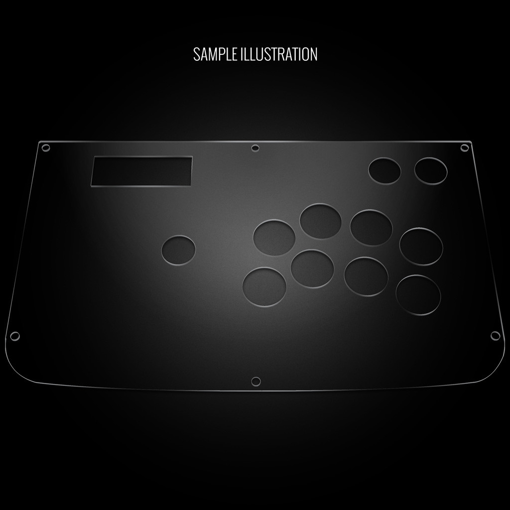 Blank Plexi Cover for Hori RAP 2/3/EX - Focus Attack