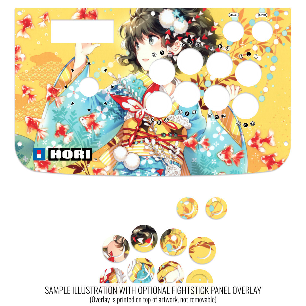 Artwork Print and Cut for Hori RAP 3 Tekken Series (Kai) - Focus