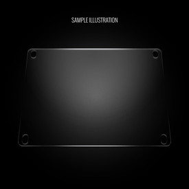 Blank Plexi Cover for AllFightSticks 9.5" Solid Bottom Panel