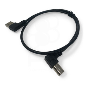 20inch Right Angle USB-A  to USB-B Cable
