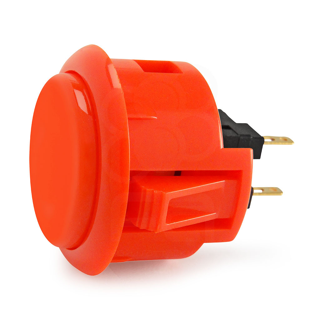 Sanwa OBSF 30mm Pushbuttons Vermillion