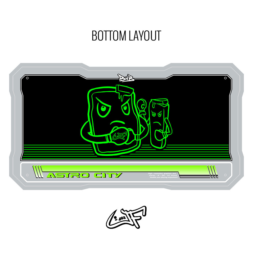 BNB Free Arcade Pack Custom Artwork: Astro City - Focus Attack